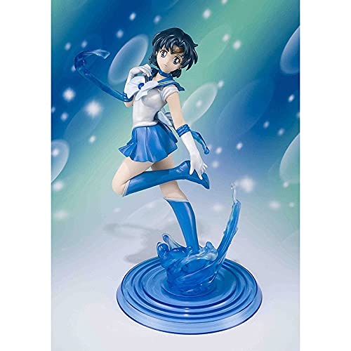 Anime Sailor Mercury Sailor Moon Pvc Action Figure 7.8-Inch Animated Action Diagram, Boxed #TOP1