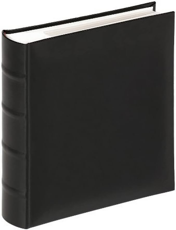 Walther Design FA-372-R Classic Artificial Leather Book Bound Album with ridged Spine, 11.4 x 12.5 inch (29 x 32 cm), 60 White Pages, red