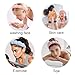 KYHYFJMD Spa Headbands for Washing Face Soft Puffy Bubble Headbands Wristband for Women Girls Makeup Skin Care Facial Beauty Shower Towel Hairband