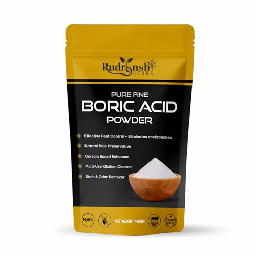 Image of Boric Acid Powder for Ants & Cockroach Repellent for Home Use | Multipurpose insect control powder designed for ant and cockroach management in indoor environments.