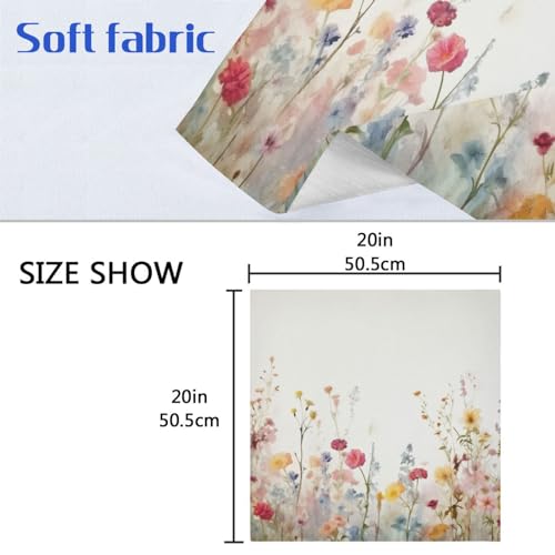 Servilletas de Tela Wild Flower Set de 6 Cuadradas 50.5x50.5 cm miniatura 7
