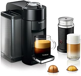 Nespresso by De'Longhi ENV135BAE Coffee and Espresso Machine Bundle with Aeroccino Milk Frother