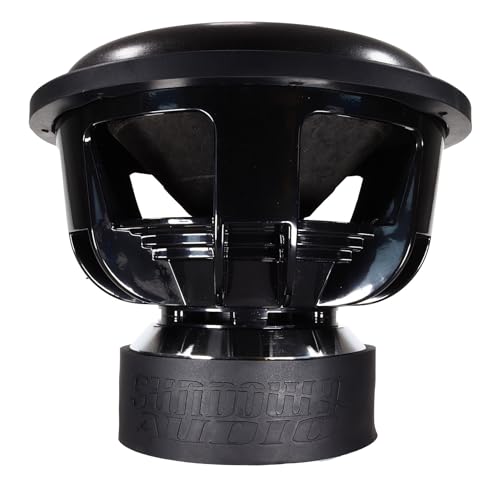 Sundown Audio X-15 V.3 D1 5000-Watt Peak/2500-Watt RMS 15 in Car Subwoofer, Dual 1-Ohm DVC, Mega-Roll Surround, High Excursion Motor Structure, for Deep Bass Vehicle Systems, 2-Piece