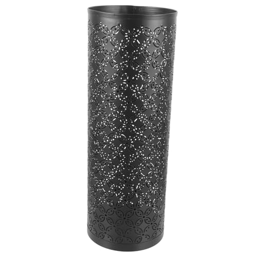 PRETYZOOM Wear Resistant Iron Umbrella Bucket Multi Functional Entryway Umbrella Holder Sturdy Stand for Umbrellas Canes and Crutches for Home Apartment and Office