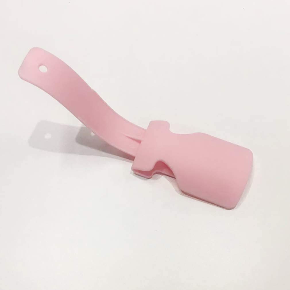 KOSIMI Lazy Shoes Helper for Easy to Wear Shoes, Portable Shoe Lifting Helper for Men, Women and Kids, Travel Shoehorn Shoe Helper - Perfect for Everyday Use (2pcs, Pink)