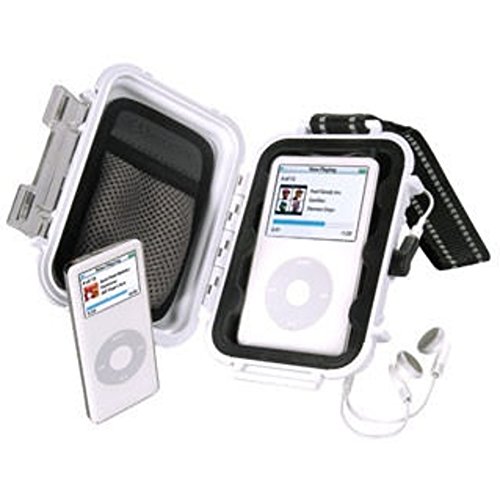 Pelican i1010 Waterproof Case for iPod (White)