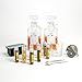 ALGATE DIY Whiskey Infusion Kit | Make Your Own Whiskey Kit - 12 Wood Chips & Botanicals, Whiskey Making Kit Complete| 2 Alcohol Bourbon Decanters and Whisky Bottle | Whisky Gifts for Men
