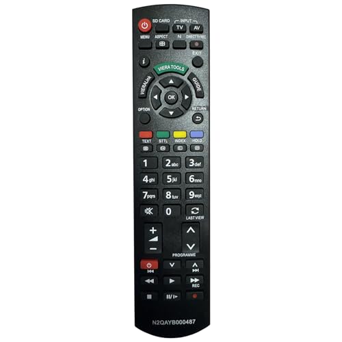 Remplacement Telecommande pour n2qayb000487 pour telecommande TV TH-32LRG20E TX-L42E3B TX-P46S20E TX-P50U30E,Aucun réglage requis