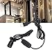 Dioche Mini LED Spot Lights Bright USB Dimmable LED Spotlight with 66ft Cable for Showcase Jewelry Cabinet Porch Aluminum Compact Eye Protection No Glare (Positive White Light 6000K)