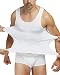 Shaxea Bodywear Mens Slimming Body Shaper Gynecomastia Vest Shirt Tank Top Compression Shirt, Shapewear for Men