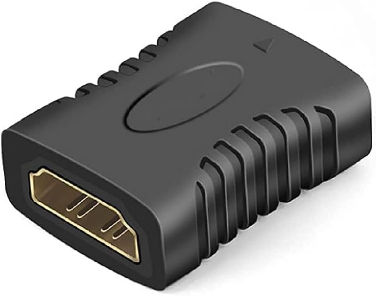JGD PRODUCTS HDMI Extender Female to Female Coupler Adapter for HDTV, Laptop PC, Projector and etc - Black