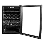 Hamilton Beach HBWF4303, 43-Bottle Wine Cooler Fridge Cellar with Curved Wire Shelves, Digital Control, Mirror Finish - Image 3