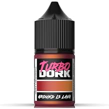 Turbo Dork Ground Is Lava TurboShift Acrylic Paint 22ml Bottle - Water-based Non-Toxic Metallic Color Shifting Paint