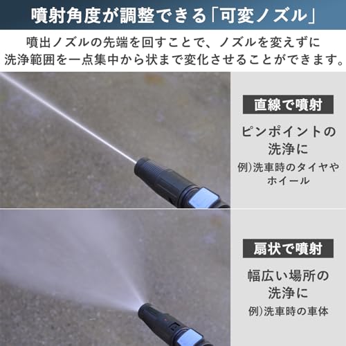 山善 高圧洗浄機 ZHPB-1411(BG)