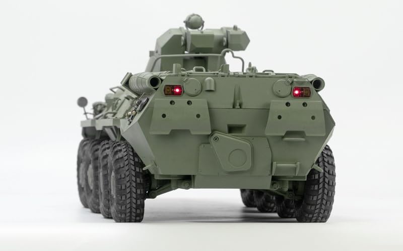 CROSSRC BT8 1/12 – Camion Militaire Amphibie 8x8 Télécommandé En Kit, 2 Vitesses, Moteurs 560/540, à Assembler Et Peindre Soi-même