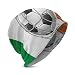 Produktbild Beanie Knit Cap for Boy Girl, Sports Theme Soccer Ball In A Net Game Goal with Ireland National Flag Victory Win, Soft Warm Winter hat