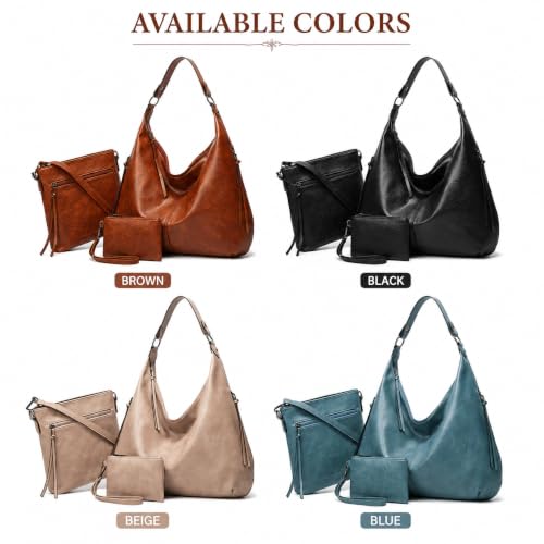 Pahajim 3 Piece Purse Set for Women Tote Crossbody Bag and Wallet by Pahajim - Used condition - Image 7