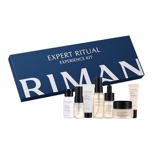 Riman Expert Ritual Experience Kit | 7-Piece Travel-Sized Skincare Set | Hydrating & Nourishing Solutions for Smooth Revitalized Even-Toned Skin | Complete All-in-One Daily Routine