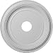 Ekena Millwork CMP19TR Traditional Thermoformed PVC Ceiling Medallion, 19"OD x 3 1/2"ID x 1 1/2"P (Fits Canopies up to 11 1/2"), White