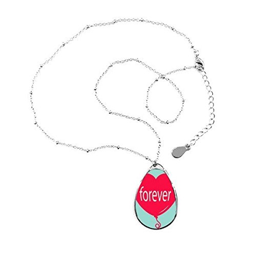 Pendentif en forme de bijoux collier ballon coeur pour briser la monotonie