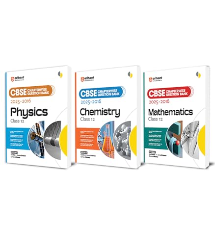 Image of (Old Edition) Arihant CBSE Chapterwise Question Bank Physics, Chemistry, Mathematics Class 12 Board Exam 2025