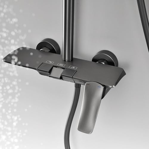 Tête de douche réglable en hauteur avec mitigeur Billg