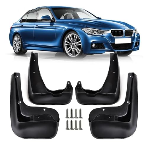 Garde-Boue pour BMW F30 Série 3 Kit 4 Pièces Avant Arrière Pare-Boue 2012 à 2019