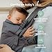 Boba X Baby Carrier - Newborn to Toddler Adjustable, 2-in-1 Convertible Front and Backpack Carrier 7 to 45 lbs, Ergonomic Baby Carrier with Crossable Straps (Grey)