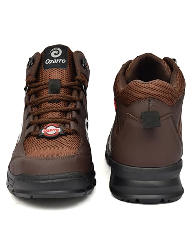 Image of Ozarro Steel Toe Safety Work Shoes | Premium Industrial | Anti-Slip & Steel Toe | Durable Construction | Comfortable Industrial Safety Shoes for Mens (S4463)
