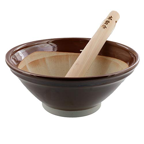 Zen Table Japan Traditional Mortar & Pestle Set (Suribachi &