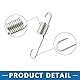 A ABSOPRO Motorrad Federspeicherbremse Rückstellfeder für Honda CG125 (Set von 2)