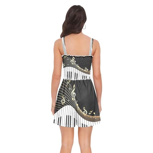Tenue d'été pour vacances de plage style décontracté notes de musique