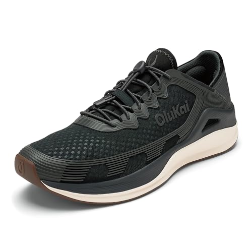 Image of OluKai 'Ahi Men's Water Shoes, Cushioned & Quick-Drying Marine Sneaker, Breathable Mesh & Wet Grip Rubber Outsole for Boats, Docks & Wet Surfaces