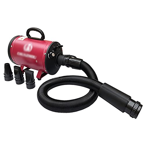 Badezubehör Wasserblasmaschine Für Haustiere Hochleistungs-Haartrockner Für Zoohandlungen Haushalt Intelligente Wasserblasmaschine Für Haustiere (Color : Red) Cover