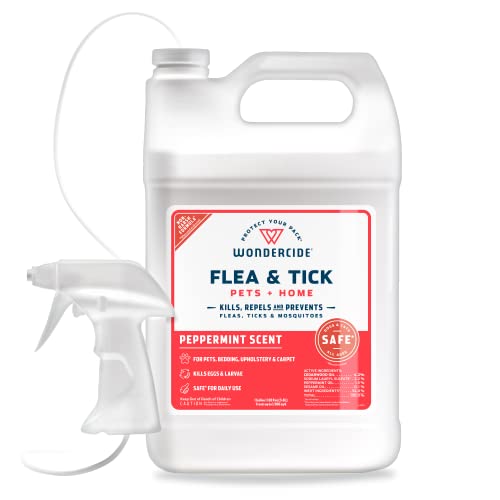 Image of Wondercide - Flea Tick & Mosquito Spray for Pets & Home - Peppermint 128 oz