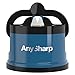 Produktbild AnySharp Messerschärfer, Freihändige Sicherheit, PowerGrip Saugnapf, Sicheres Schärfen aller Küchenmesser, Ideal für gehärteten Stahl & Wellenschliff, Weltbeste Qualität, Kompakt, Blau