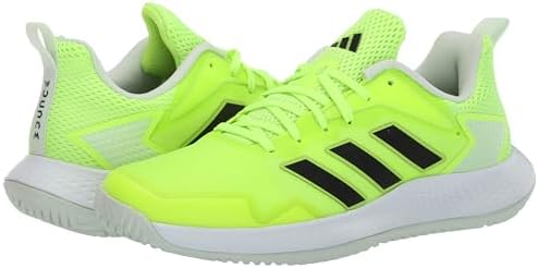 adidas Men's Defiant Speed Sneaker, Lucid Lemon/Aurora Black/Crystal Jade, 13 | Image 6