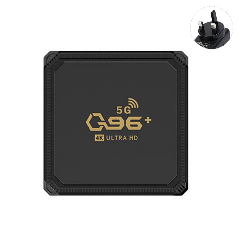 Q96+ Home Theater 4K H.265 2.4G/5G Dual WiFi Android 9.0 Set Top Box Hisilicon Hi3798M Smart TV Box