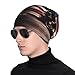 YYHWHJDE American Flag with Cowboy Boots Printed Adult Fashion Knitted Hat - Soft, Comfortable, and Breathable for Men and Women Black