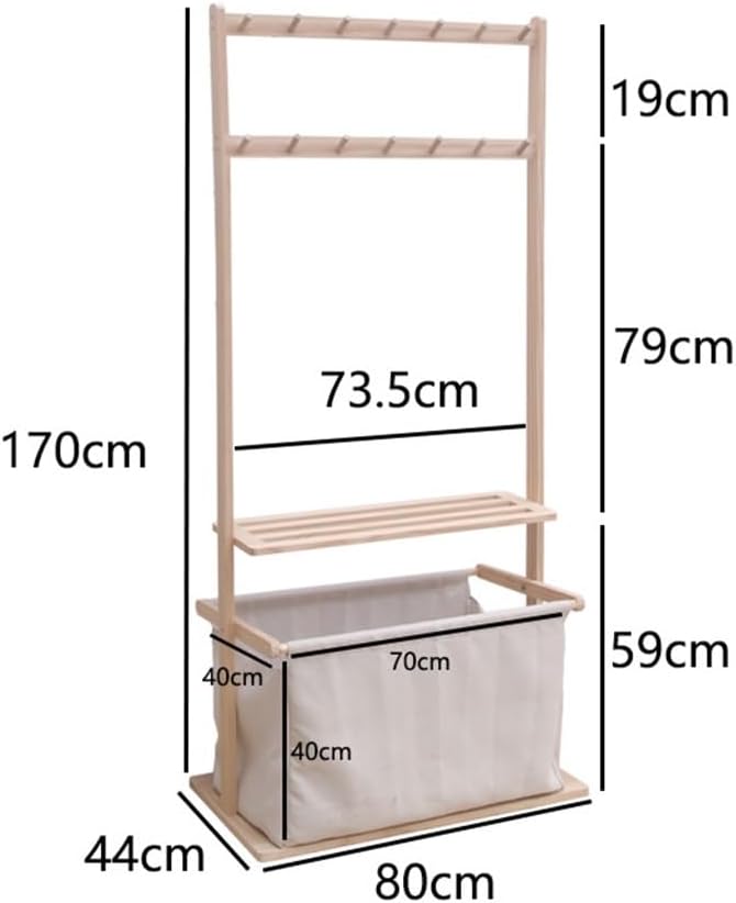 Laundry Sorter 4 Section with Hanging Bar, 4 Bag Laundry Hamper with Hanging Rod, Laundry Basket With Heay Duty Lockable Wheels and Remoable Bag for Clothes Storage, Gray (Style (Style 2 80x44x170cm)