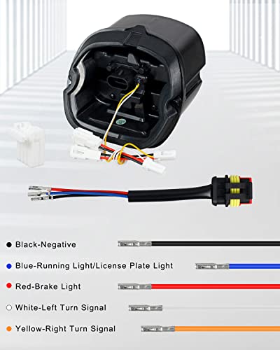 Nthreeauto Smoked Led Rear Brake Tail Light Integrated Turn Signals Taillights Compatible With Harley Dyna Road King Electra Glide Sportster Heritage Softail Touring #TOP5