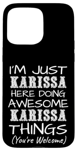 Just Karissa Here Doing Karissa Things �t�@�[�X�g�l�[�� �X�}�z�P�[�X iPhone 15 Pro Max �p
