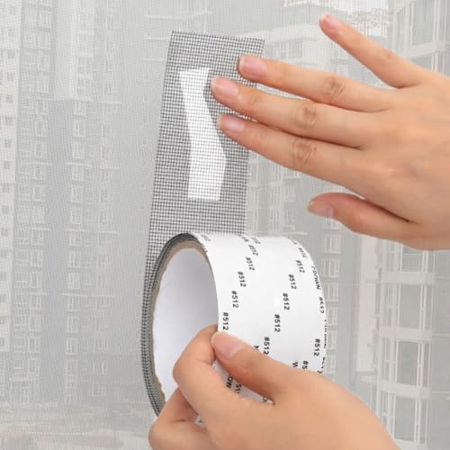 3Pcs Fliegengitter Reparatur Set 5cm×2m Fliegengitter Reparatur Klebeband Reparaturband für Fliegengitter Reparaturband Fliegengitter Flicken Klebeband Fliegengitter Reparatur (Schwarz)