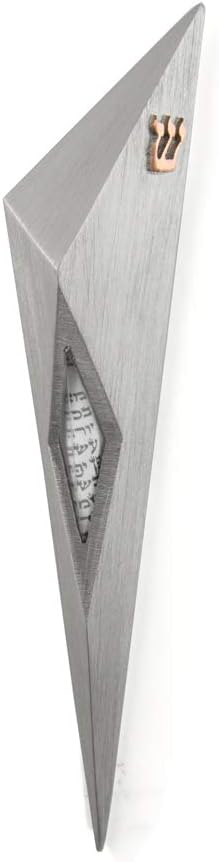 Sanded Mezuzah with Window by Joy Stember