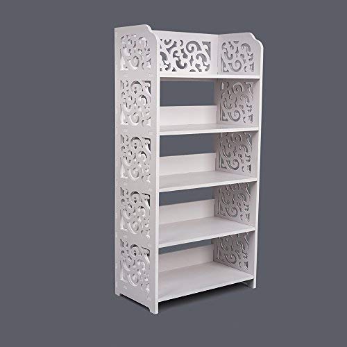 AWinEur Range Chaussures Porte Étagère à Chaussures Support à Chaussures Rangement Chaussure Blanc-82x40x22cm