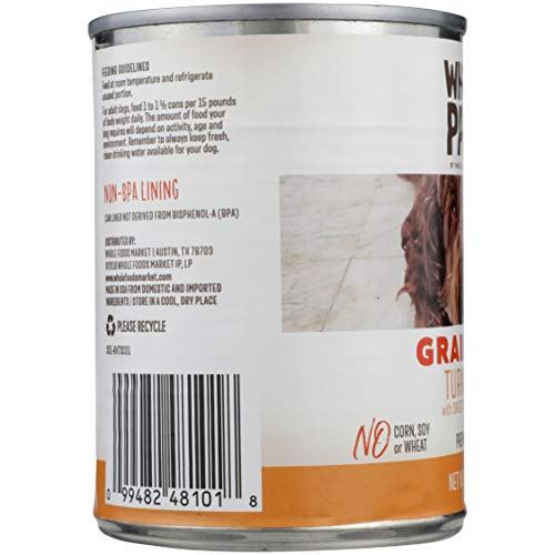 Image of Whole Paws, Grain-Free Wet Dog Food, Turkey Feast with Sweet Potato & Cranberries in Gravy, 13.2 Ounce