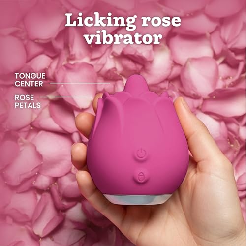 Oliver James Rose Vibrator Toy for Women Licking Nipple Stimulation - Image 2