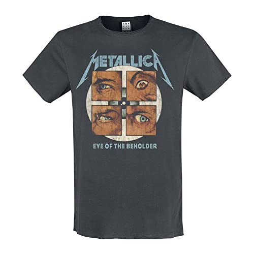 T-shirt Metallica homme regular en coton pour éviter la transpiration en festival