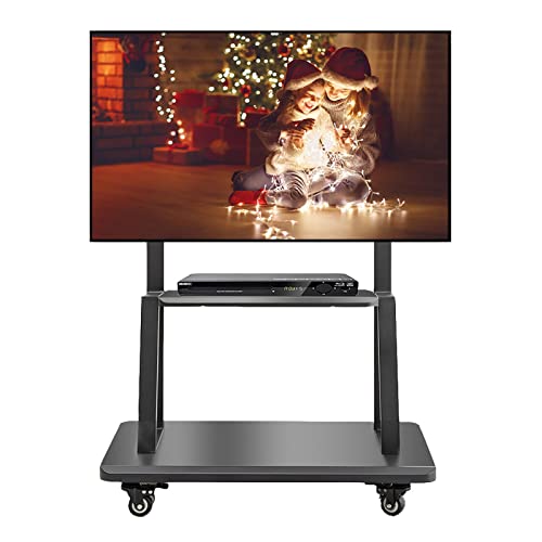 Soporte de TV para oficina y hogar con ruedas, 65/70/75 pulg, carga 120kg miniatura 1