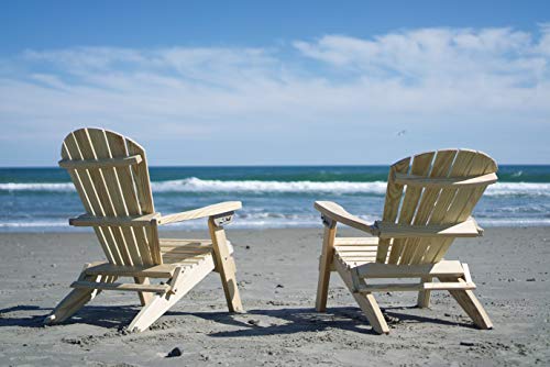 Gazebo Joe's Reclining Wood Folding Adirondack Chair, Made In The Usa, Chairs For Patio, Yard, Deck, Lawn Furniture #TOP1